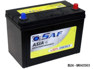 Batteria Auto 12V B24 45AH 430EN 236X128X220 Linea Asia/Japan