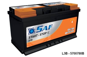 Batteria Auto 12V L3B 70AH 740EN 275X175X175 Linea Start&Stop EFB