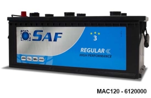 Batteria Camion 12V MAC120 120AH 850A (SAE) 515X175X220 Linea Regular