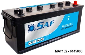 Batteria Trattore 12V MAT 132 140AH 970A (SAE) 514X175X210 Linea Regular