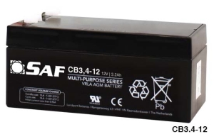 Batteria UPS e Giochi 12V 3,4AH 134X67X65 AGM Ermetica
